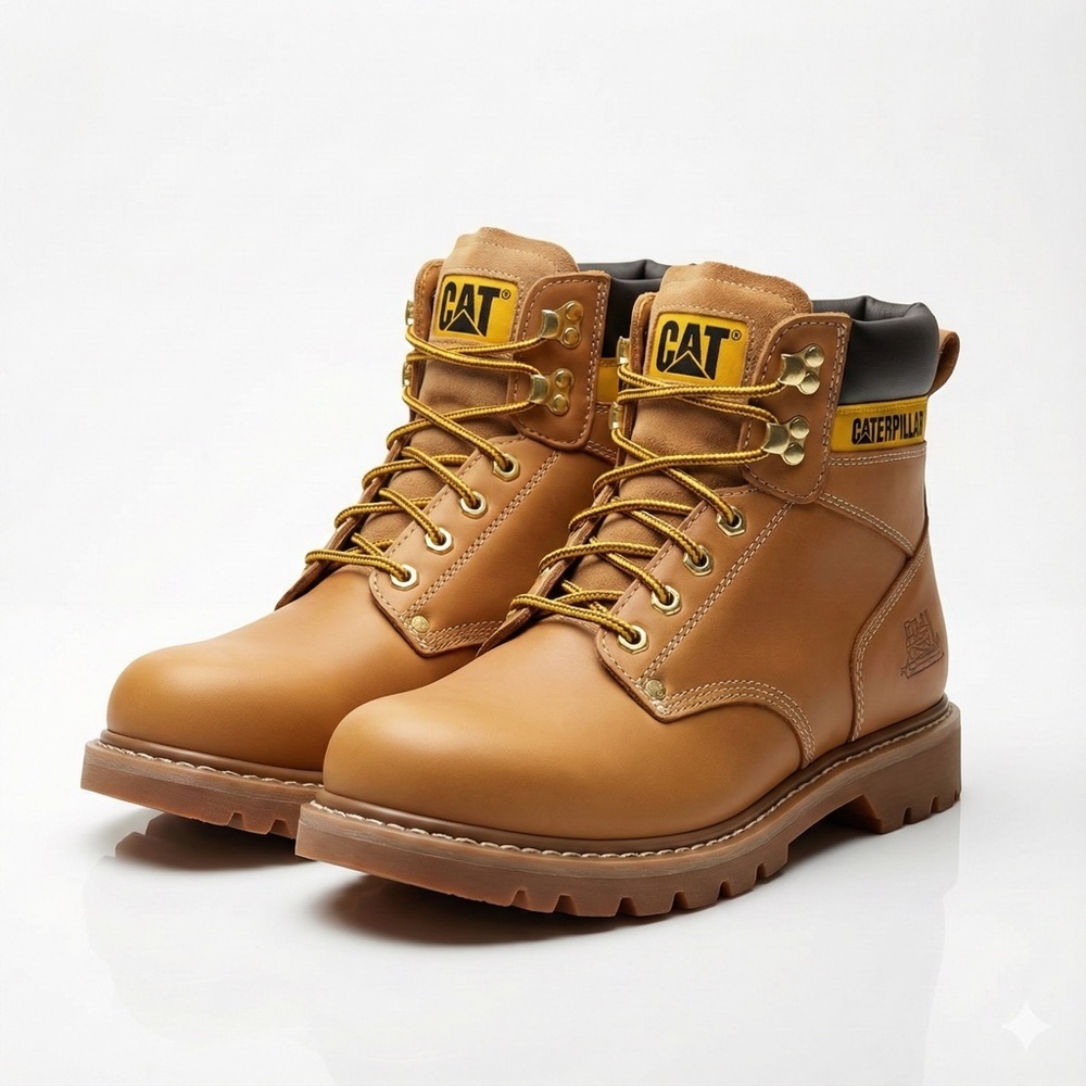 Caterpillar CAT leather work boots men size 9.5